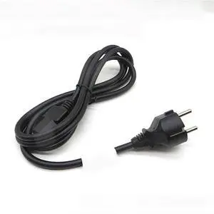 European heart-shaped three-hole power cord 1.8 meters computer host power cord