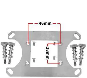 V8 AM4 buckle custom radiator stainless steel bracket