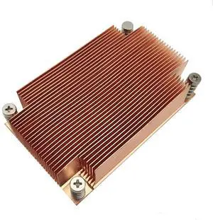 Copper CPU cooler LGA2011 narrow passive heatsink for 1U servers