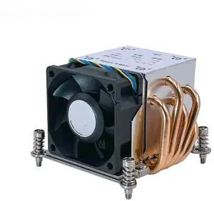 Suitable for 2U CPU radiator fan LGA2011/2066 square server radiator with 5 heating pipes, suitable for and X series