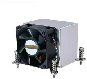 LGA1150 1151 1155 1156 LGA1200 Server Copper Radiator for 2U 3U 4U Workstation CPU Cooling Fan with Bracket