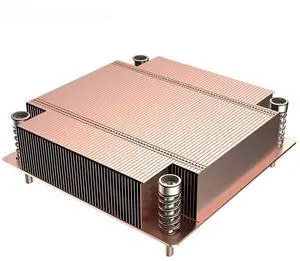 1U passive fanless CPU cooler for LGA1700 78x78MM socket 200W