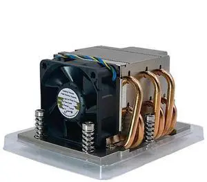 Suitable for 2U SP5 CPU cooler with 6 copper tubes 380W server cooler, workstation processor PC cooler, 4PIN 6025MM fan
