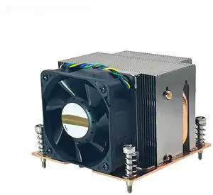 Suitable for 2U 115X CPU cooler suitable for LGA1200 LGA1150 LGA1151 LGA1155 LGA1156, with 6025MM high-speed fan heat sink base 200W