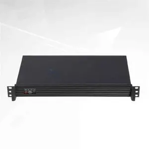 Aluminum front panel 1U rackmount server chassis RX1250 supports installation of Mini Itx motherboard and power supply