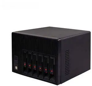 2024 6-bay hot-swap server chassis with 6GB SATA backplane
