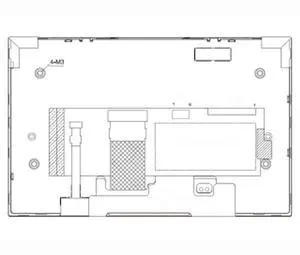 TX20D208VM0BAB 1200nits 8" 800(RGB)×480 20pins LCD