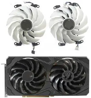 Suitable for 102MM 4PIN 6PIN GFY10015H12A for 3070 graphics card cooling replacement fan