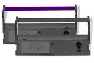 6-pack ribbon cartridges for ERC-39, ERC-39P, ER-350II, and ER-350II (purple)