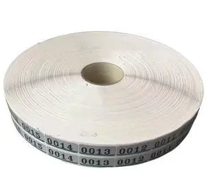 1 x 5000 pairs of labels, number 0001 5000, suitable for and negative film mini-processor, same as photo