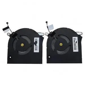 Compatible with 14-EB TPN-Q252 M38796-001 ND75C37-20D15 DC5V CPU+GPU fan