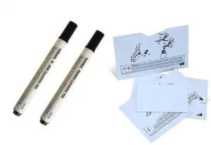 For thermal printer cleaning cards, cleaning pen and 50 rubber cleaning cards
