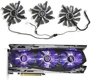 DIY fan 4PIN 85MM 3060 6700 GPU fan suitable for 3060 3060 Ti 6700 graphics card