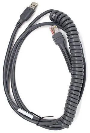 For CBA-U12-C09ZAR 3m coiled USB cable, suitable for DS6707 DS6878 DS9808