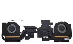 Laptop CPU + GPU Radiator with Fan Kit for PC50 6-31-PC5H3-101 5K223052834 5K22305283R DC5V 0.5A