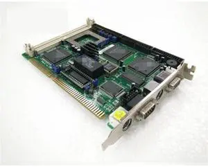 HS-5X86HVGA VER:1.6 ISA IPC board slot industrial motherboard half-length CPU card PICMG1.0 with CPU memory