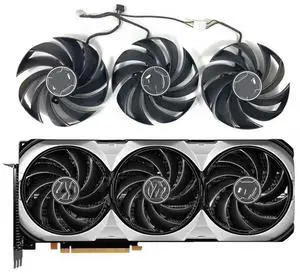95mm PLD10020B12H DC12V 4-pin graphics card fan for 4080 3X radiator fan