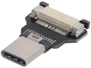 JAENFONG USB 2.0 Type C Male Flat Connector Support 480Mbps Data Transfer 5V Charging for Ribbon Cable,Raspberry Pi, GoPro,Drone, Camera, Gimbal
