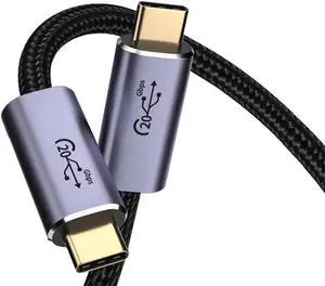 JAENFONG USB C to USB C 3.2 20Gbps Cable, USB C 3.2 Gen 2×2 Cable for 8K@60Hz Video , PD 100W Fast Charging Compatible with MacBook Air Pro Yoga 4K 2K Type C Display Monitor - 3.3FT