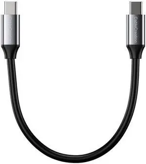 JAENFONG Short USB4 Cable 1FT, Thunderbolt 4 Cable 40Gbps, 240W, 8K@60Hz, Compatible with Thunderbolt 3, Thunderbolt 4 and USB-C