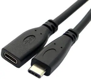 JAENFONG  USB-C USB 3.1 Type C Male to Female Extension Data Cable for Laptop Tablet Mobile Phone 2m