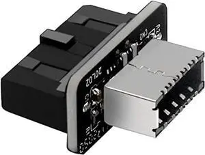 JAENFONG Usb Front Panel Adapter, Vertical Usb C Header Adapter, Usb 3.1 Type-E Key-A To Usb 3.0 20Pin Header Converter For Type C Motherboard