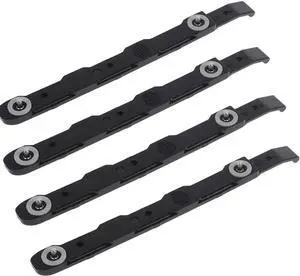 JAENFONG 4Pcs Chassis Hard Drive Mounting Rails for 3.5" HDD Bracket Left Right for Cooler for Masters SSD Computer Connectors