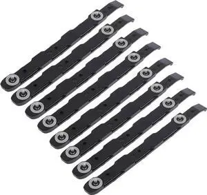 JAENFONG 8Pcs Chassis Hard Drive Mounting Rails for 3.5" HDD Bracket Left Right for Cooler for Masters SSD Computer Connectors