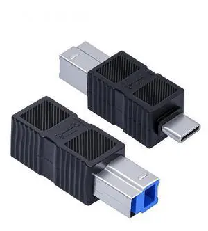 JAENFONG 2pcs/lot USB 3.0 Type-B Male to USB3.0 Type-C Male Female Adapter Extension 5Gbps for Disk SSD Camera Data