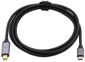 JAENFONG USB 3.1 Type C USB-C to Mini DisplayPort DP Male 4K Monitor Cable for MacBook & Laptop 1.8m