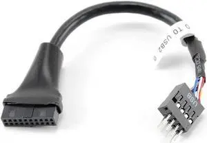 JAENFONG 4" USB 3.0 20-Pin Motherboard Header Female to USB 2.0 8-Pin Male Adapter JAENFONG 4" USB 3.0 20-Pin Motherboard Header Female to USB 2.0 8-Pin Male Adapter