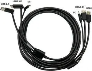 JAENFONG For HTC Vive 3-in-1 Accessories Replacement Cable HDMI 5M, USB, Power VR games