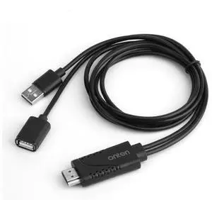 USB to HDMI Adapter Cable, 1080P HD Phone to TV Connector, Universal Screen Mirroring Cable for Smartphone to HDTV/Monitor/Projector (1m)