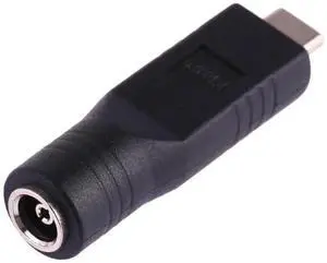 6.0 x 4.4mm Female to USB-C / Type-C Male Plug Adapter Connector