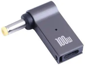 100W USB-C / Type-C Female to DC 4.8x1.7mm Male Computer Charging Adapter