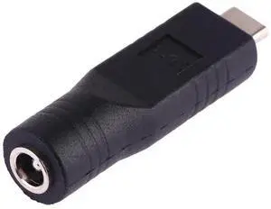 JAENFONG 5.5 x 2.5mm Female to USB-C / Type-C Male Plug Adapter Connector