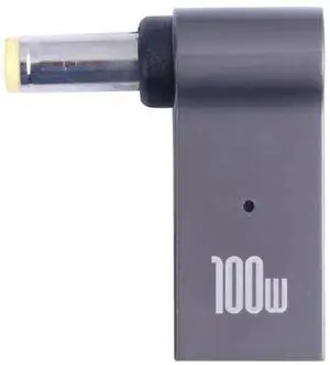 JAENFONG 100W USB-C / Type-C Female to DC 5.5 x 2.5mm Male Computer Charging Adapter for