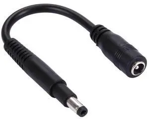 JAENFONG 4.8 x 1.7mm Male to 5.5 x 2.1mm Female Interfaces Power Adapter Cable for Laptop Notebook, Length: 10cm