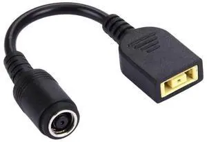 JAENFONG Big Square Female (First Generation) to 7.9 x 5.5mm Female Interfaces Power Adapter Cable for Laptop Notebook, Length: 10cm
