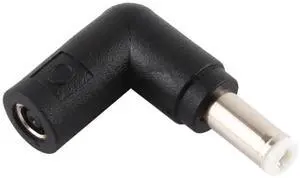 JAENFONG 4.5 x 3.0mm Female to 5.5 x 2.1mm Male Interfaces Power Adapter for Laptop Notebook(Black)