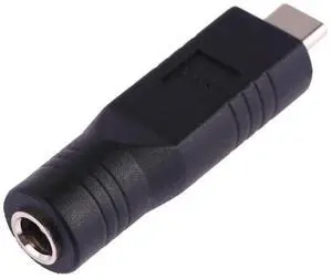 JAENFONG 5.5 x 2.1mm Female to USB-C / Type-C Male Plug Adapter Connector
