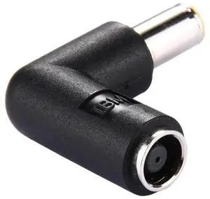 JAENFONG DC 7909 Male to DC 7909 Female Connector Power Adapter for ThinkPad IBM Laptop Notebook, 90 Degree Right Angle Elbow