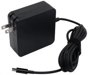 JAENFONG 65W 20V 3.25A Notebook Square Portable Type-C Power Adapter, US Plug