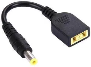 JAENFONG Big Square Female (First Generation) to 5.5 x 2.5mm Male Interfaces Power Adapter Cable for Laptop Notebook, Length: 10cm