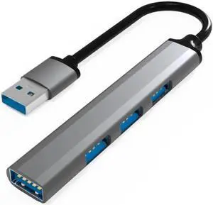 U5 Type-C Extender USB3.0 Splitter Multi-Port Expansion Dock, Number of interfaces: 5 in 1 (USB)