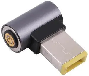 JAENFONG Big Square to Magnetic DC Round Head Free Plug Charging Adapter