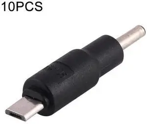 JAENFONG 10 PCS 3.5 x 1.35mm to Micro USB DC Power Plug Connector
