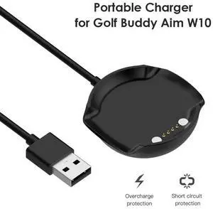 1M USB Charging Cable Replacement Power Charge Cable Support Data Transfer Charging Cable Dock Station for Golf Buddy Aim W10