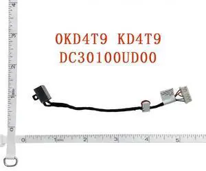 Laptop DC Power Jack Cable For Inspiron 15 5000 5555 5558 5559 5566 P51F 14 5455 5458 5468 3458 3459 V3558 V3559 0KD4T9