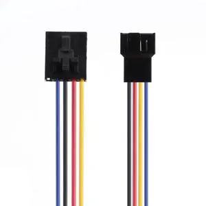 5Pin to 4Pin Fan Connector Adapter Converter Extension Cable Wire for